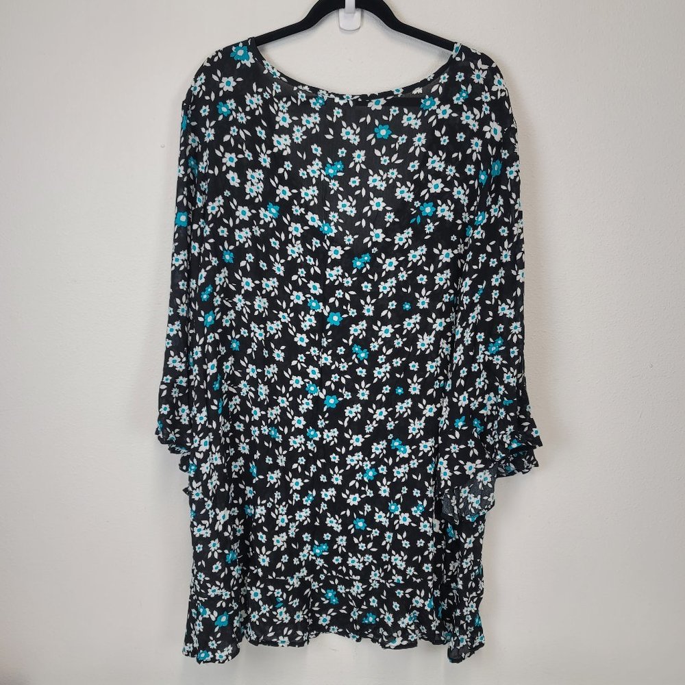 Anne Cole Beautiful Bunches Tunic Swim Cover Up - Picture 4 of 4